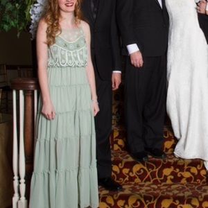 Free People maxi formal prom dress